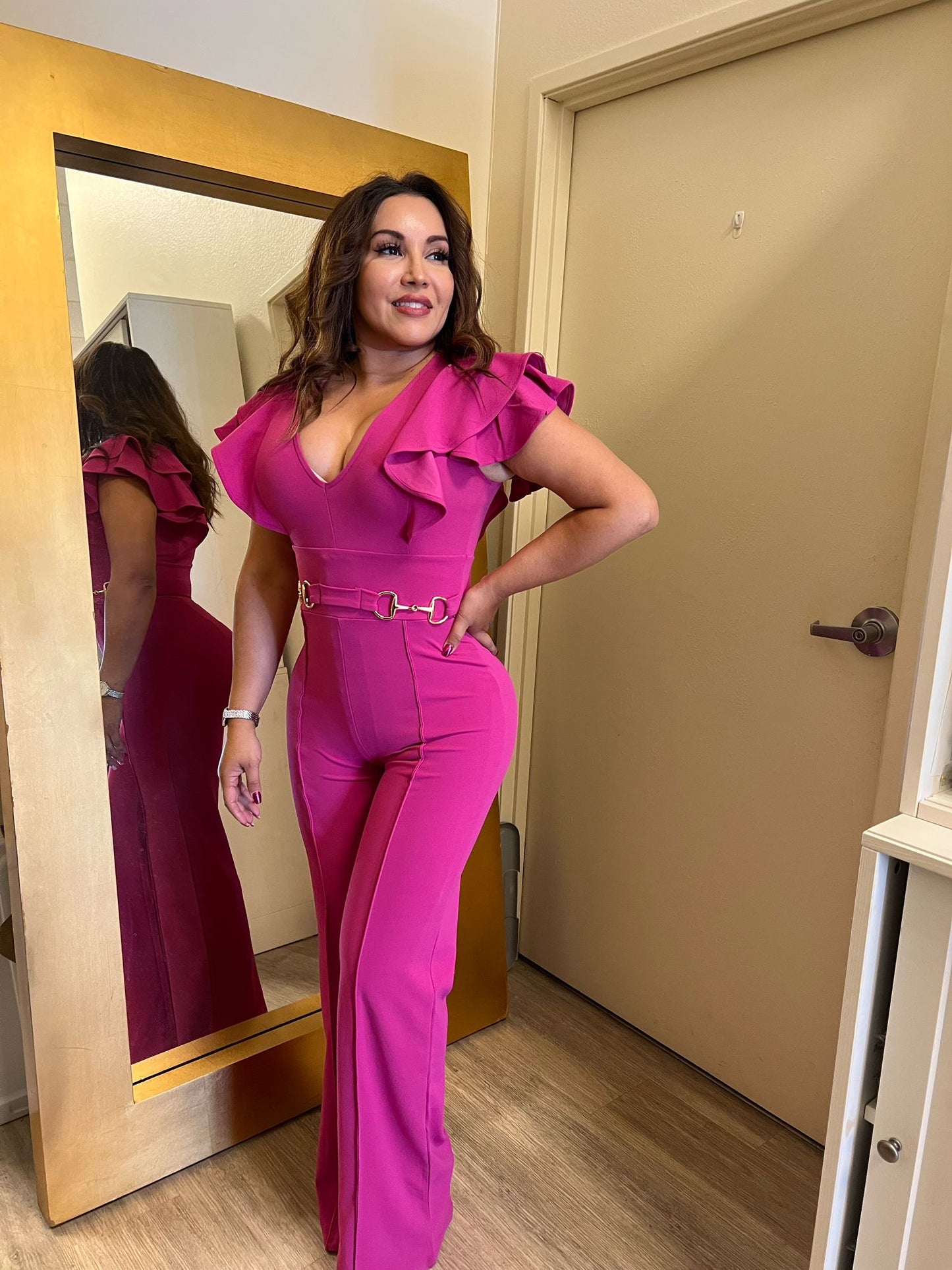 Magenta Jumpsuit